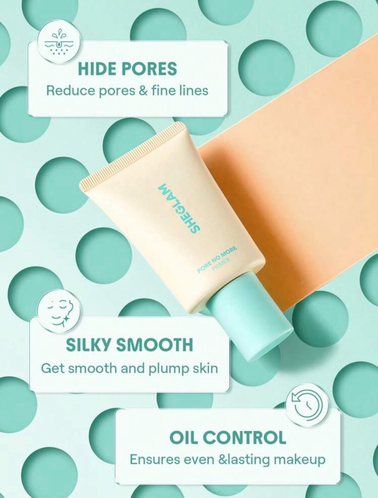 SHEGLAM Pore No More Primer Poreless Oil-Control Primer Lightweight
