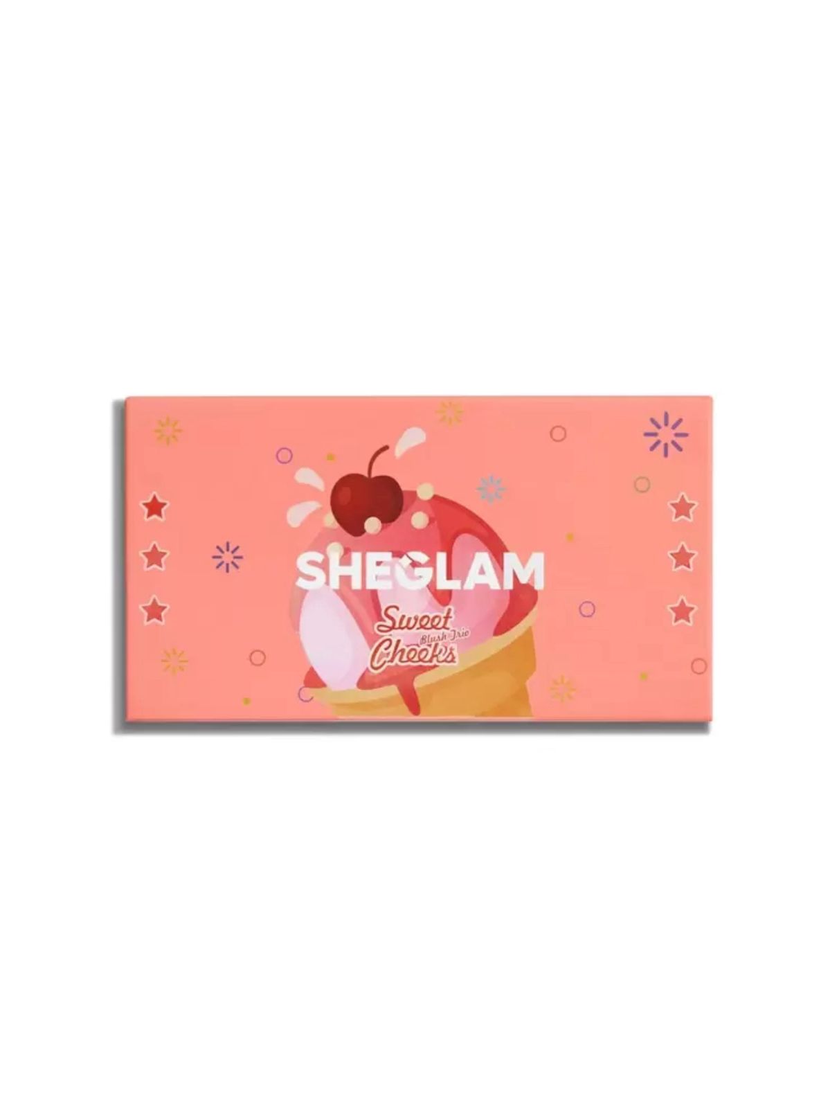SHEGLAM Sweet Cheeks Blush Trio-Sunset Cruise 3-Clolor Powder Blush Palette