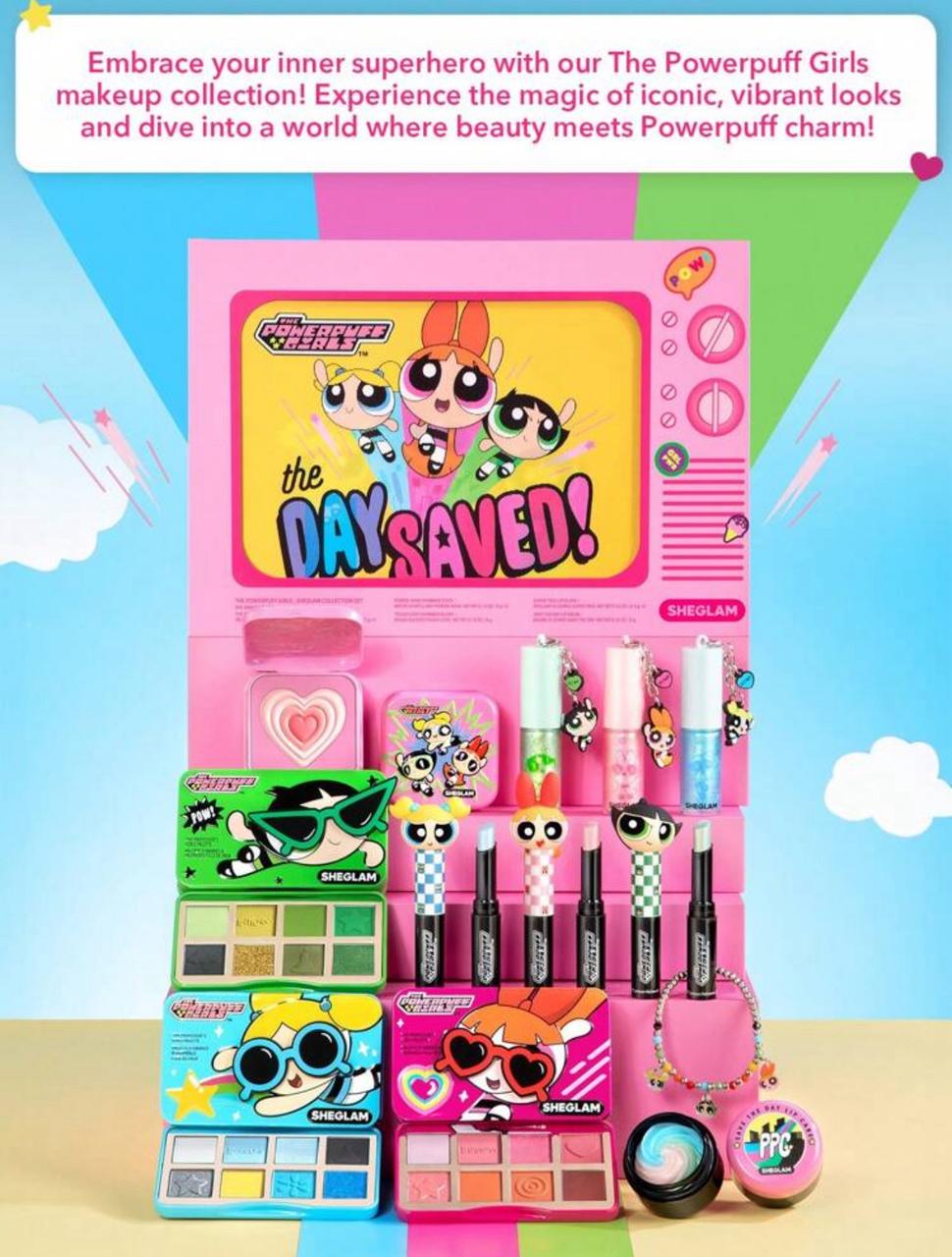 The Powerpuff Girls X SHEGLAM Tough Love Shimmer Blush-Utonium Powder