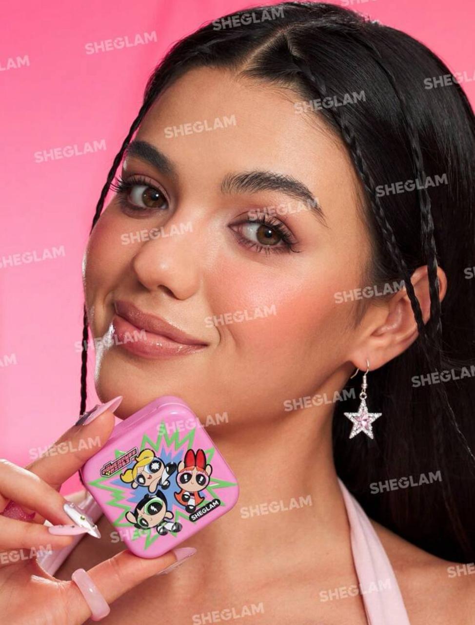The Powerpuff Girls X SHEGLAM Tough Love Shimmer Blush-Utonium Powder