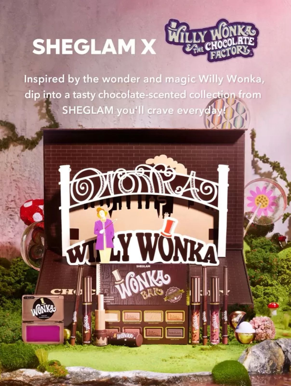 Willy wonka | SHEGLAM Bar Eyeshadow Palette Brown