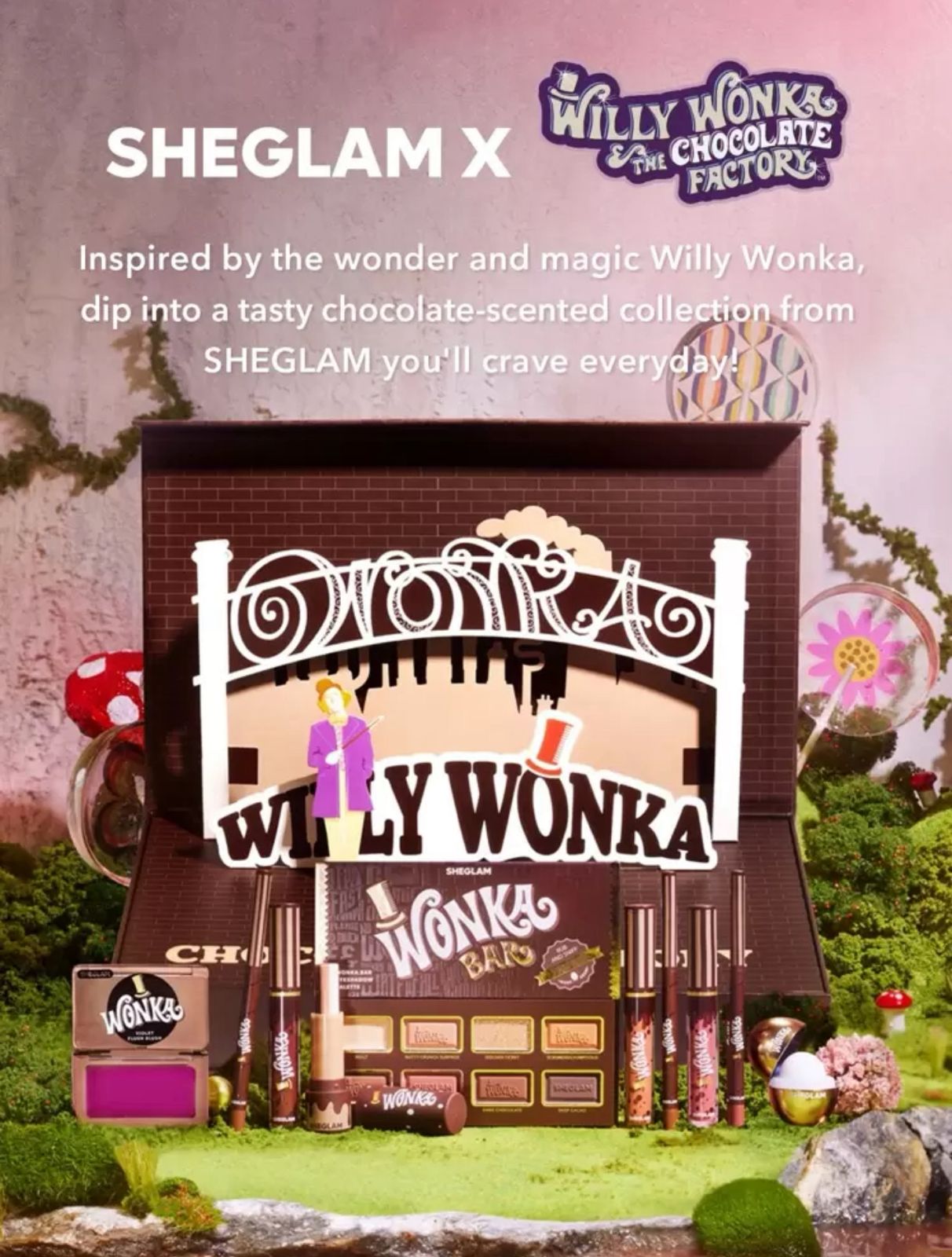 Willy wonka | SHEGLAM Cocoa Kiss Lip Duo