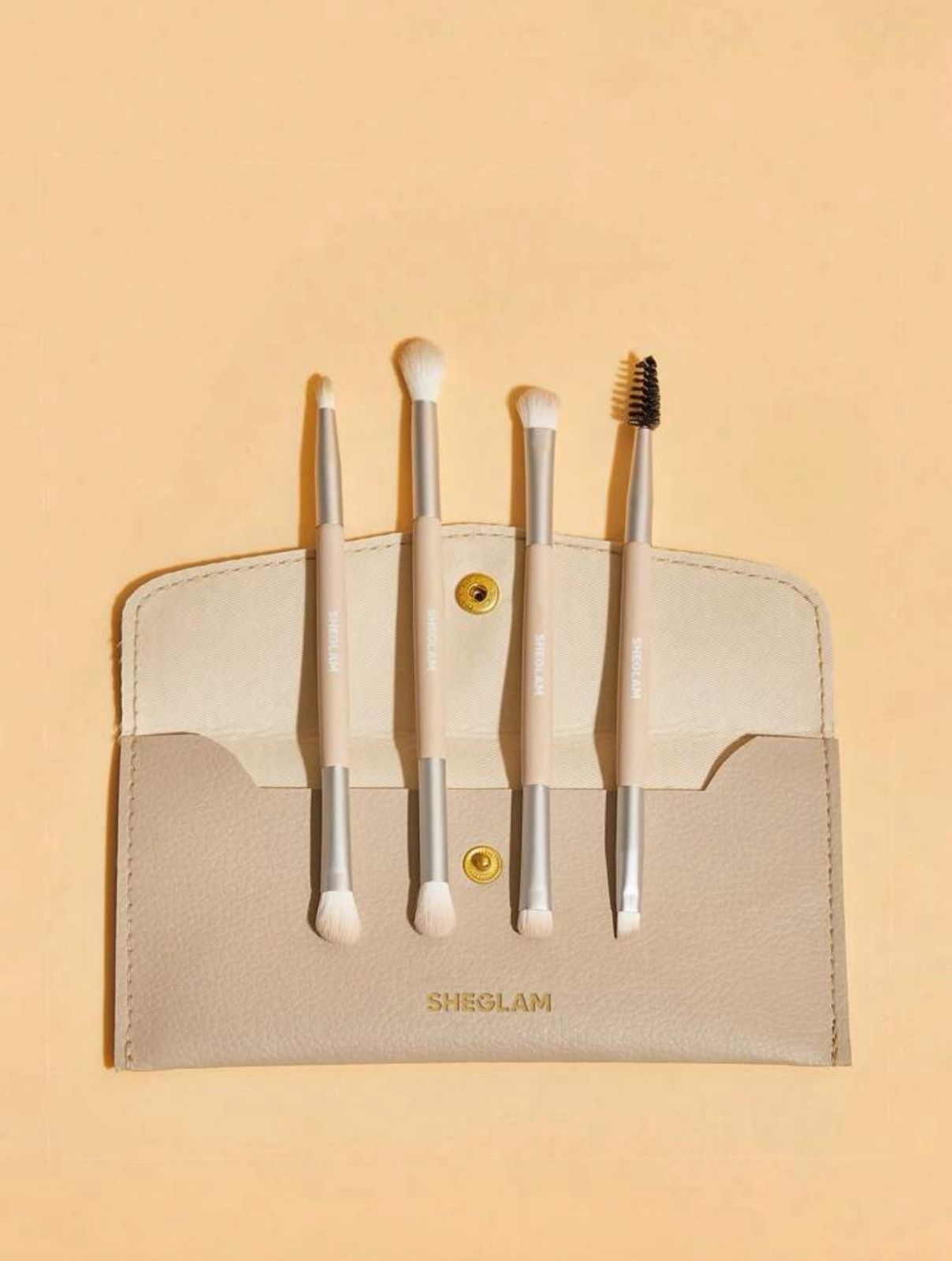 SHEGLAM Glam 101 Eye Essentials Brush Set With Bag