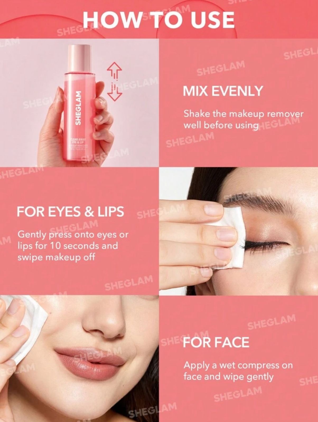 SHEGLAM Clear Away Eye & Lip Makeup Remover Nourishing
