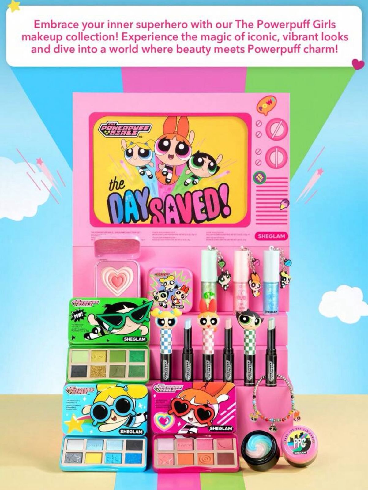 The Powerpuff Girls X SHEGLAM Super Trio Lip Gloss