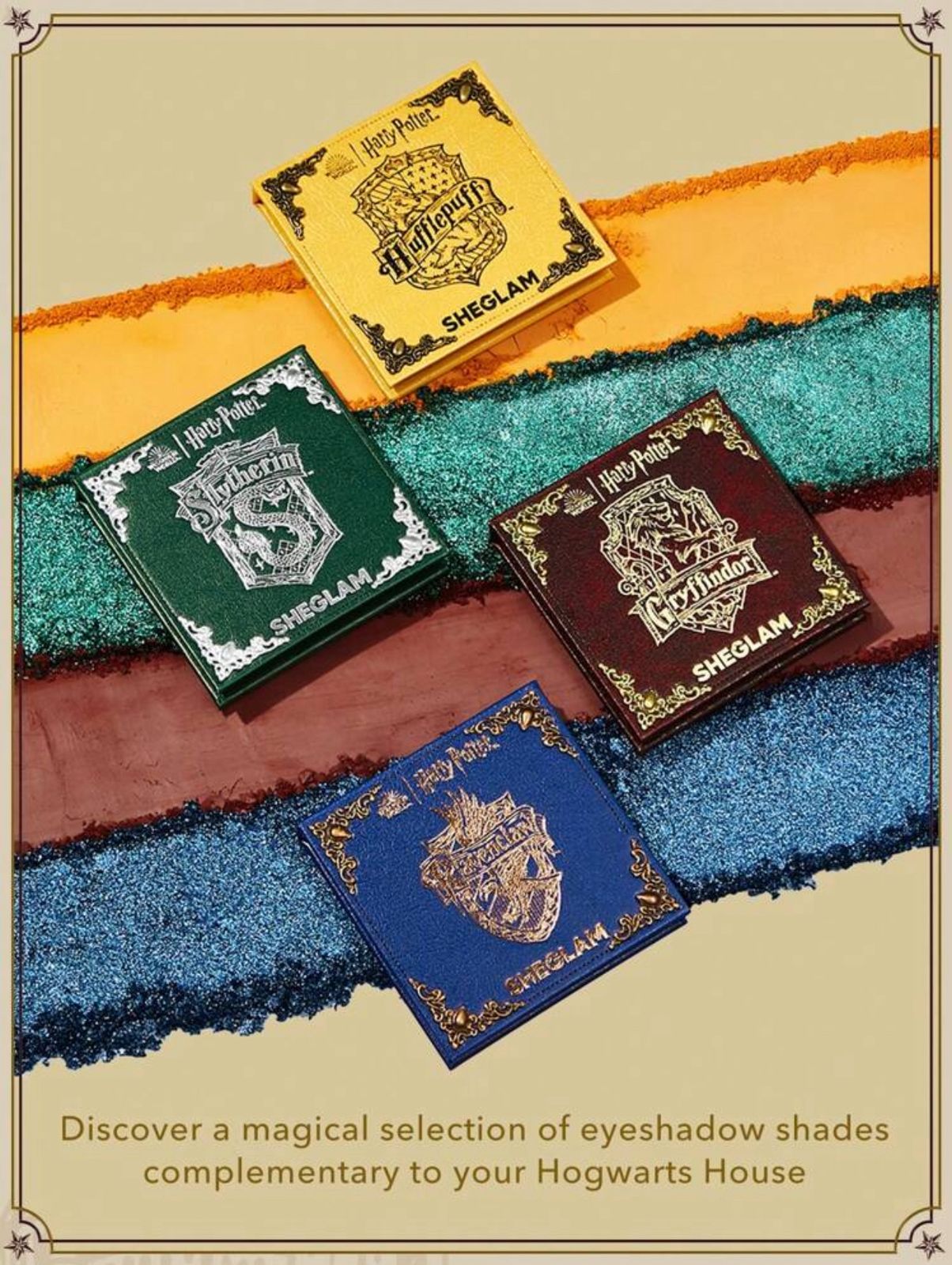 Harry Potter™ X SHEGLAM Ravenclaw™ House Palette 4-Clolor Shimmer Matte Eyeshadow Palette Blue