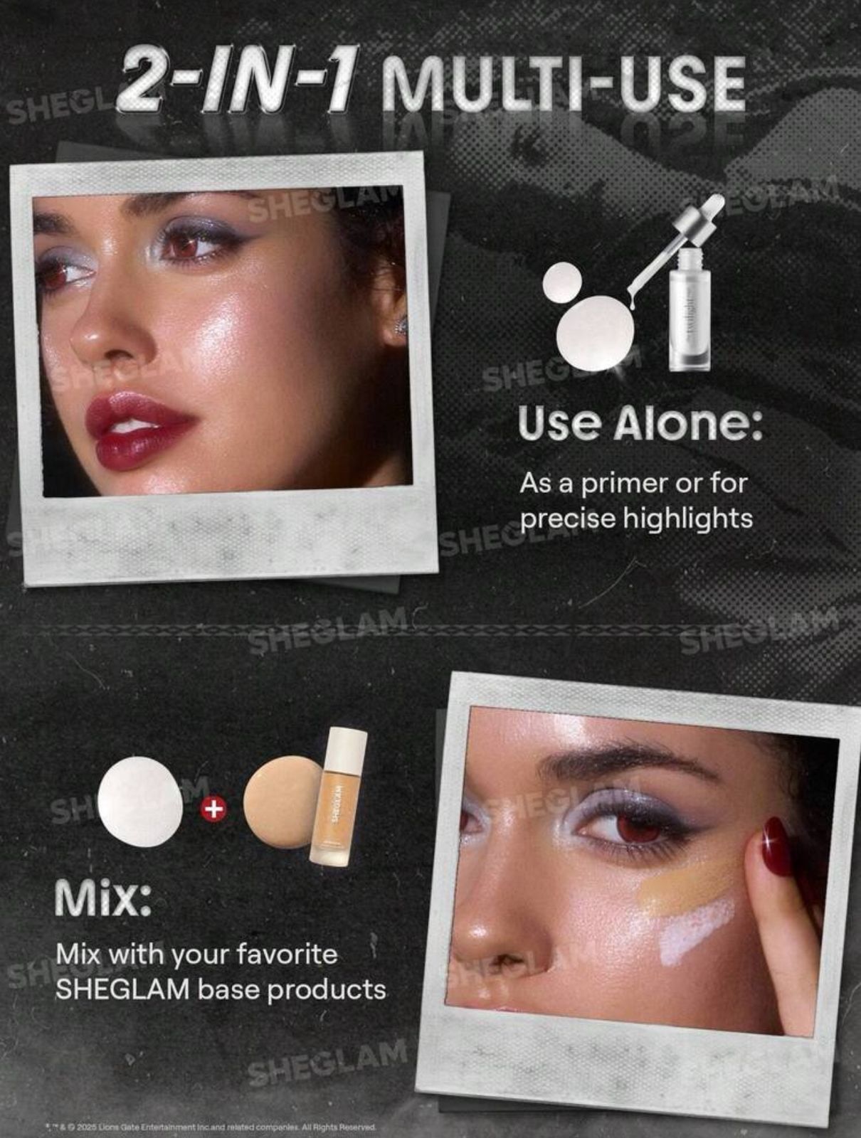 The Twilight Saga X SHEGLAM Vamp Skin Highlighter Drops