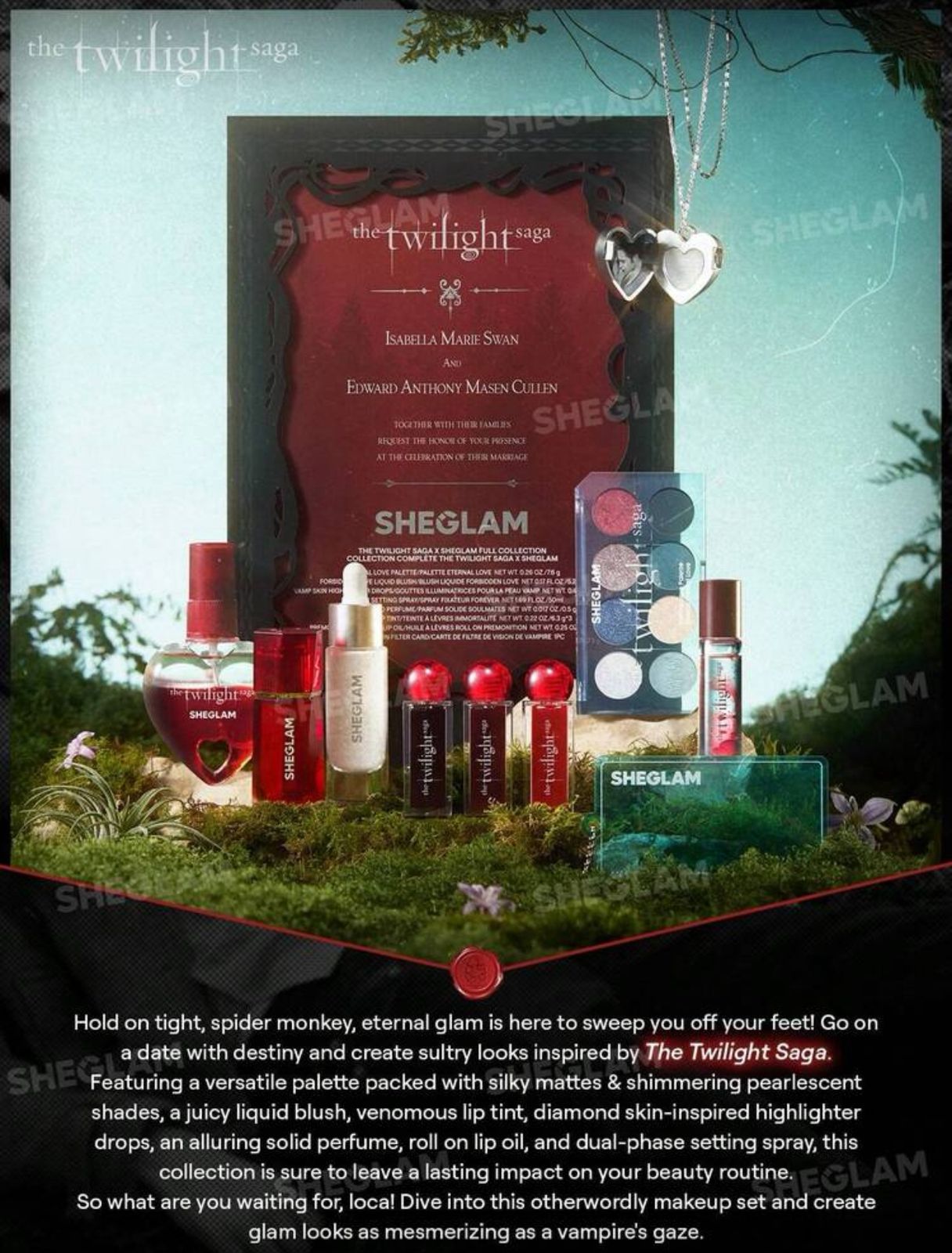 The Twilight Saga X SHEGLAM Vamp Skin Highlighter Drops