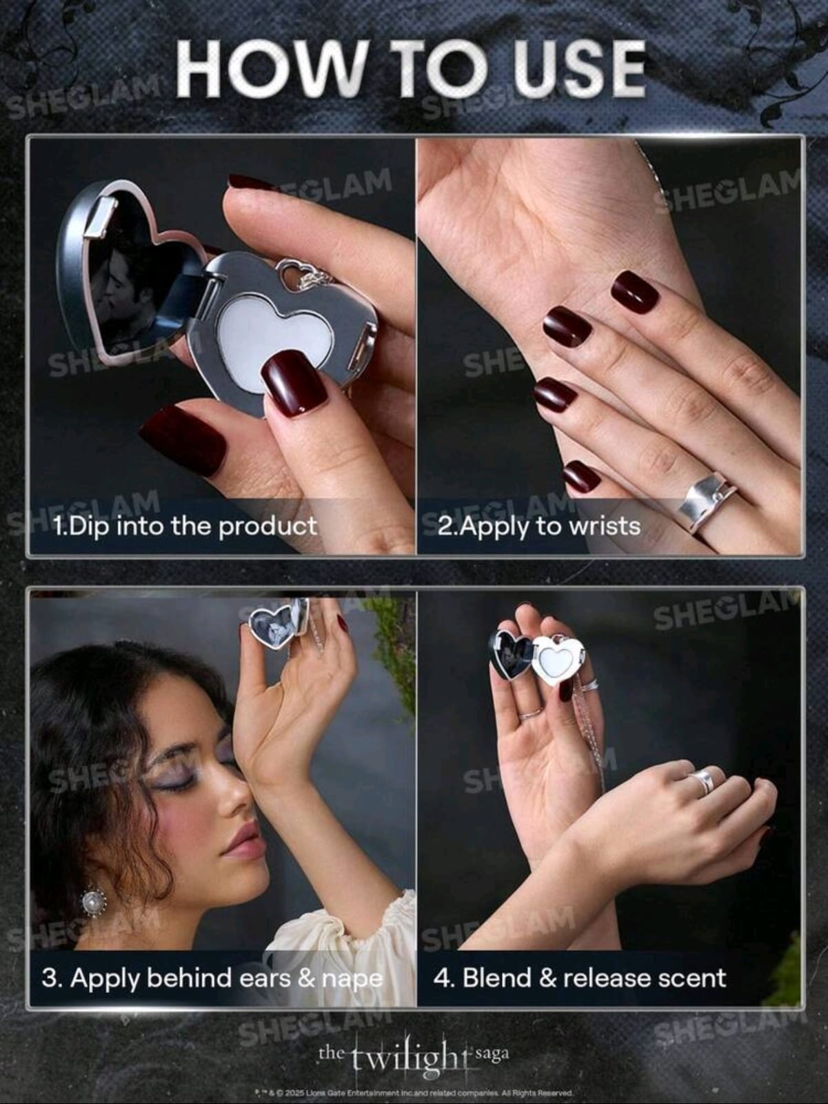 The Twilight Saga X SHEGLAM Soulmates Solid Perfume