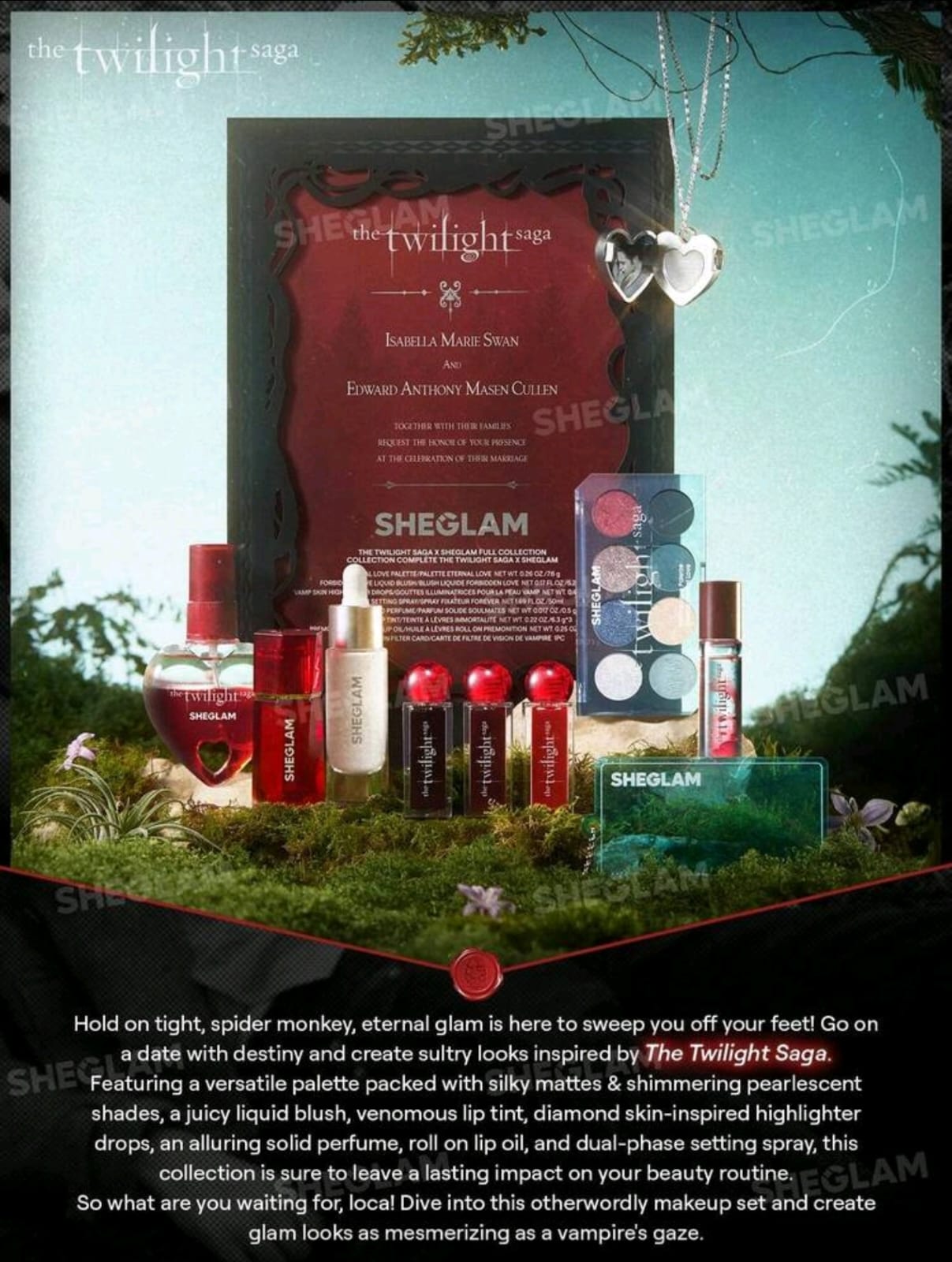 The Twilight Saga X SHEGLAM Soulmates Solid Perfume