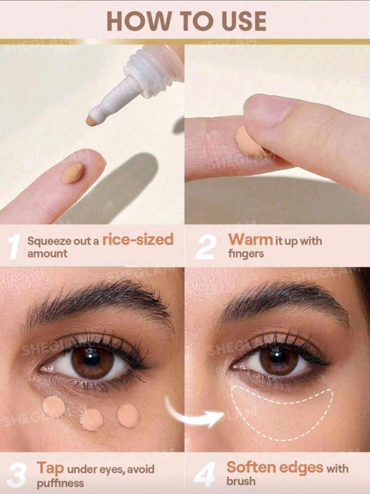 SHEGLAM Poof! Gone Full Coverage Concealer