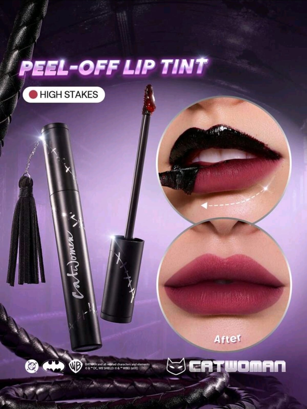 CATWOMAN™ | SHEGLAM I Am Not A Kitten Peel-Off Lip Tint