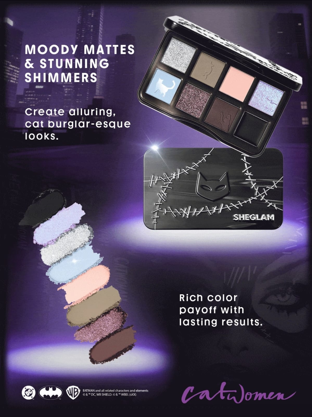 CATWOMAN™ | SHEGLAM Feline Fatale Palette