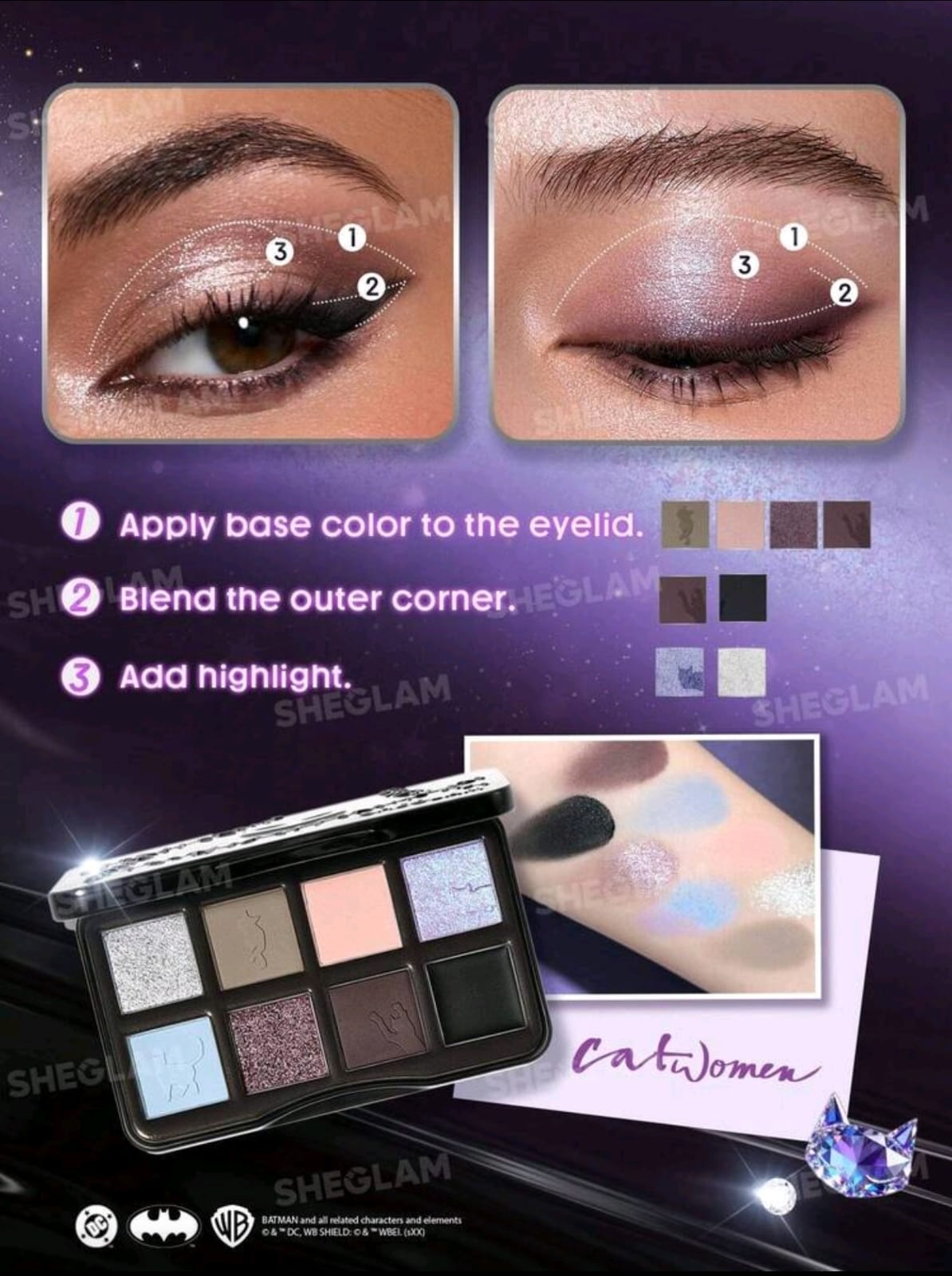 CATWOMAN™ | SHEGLAM Feline Fatale Palette
