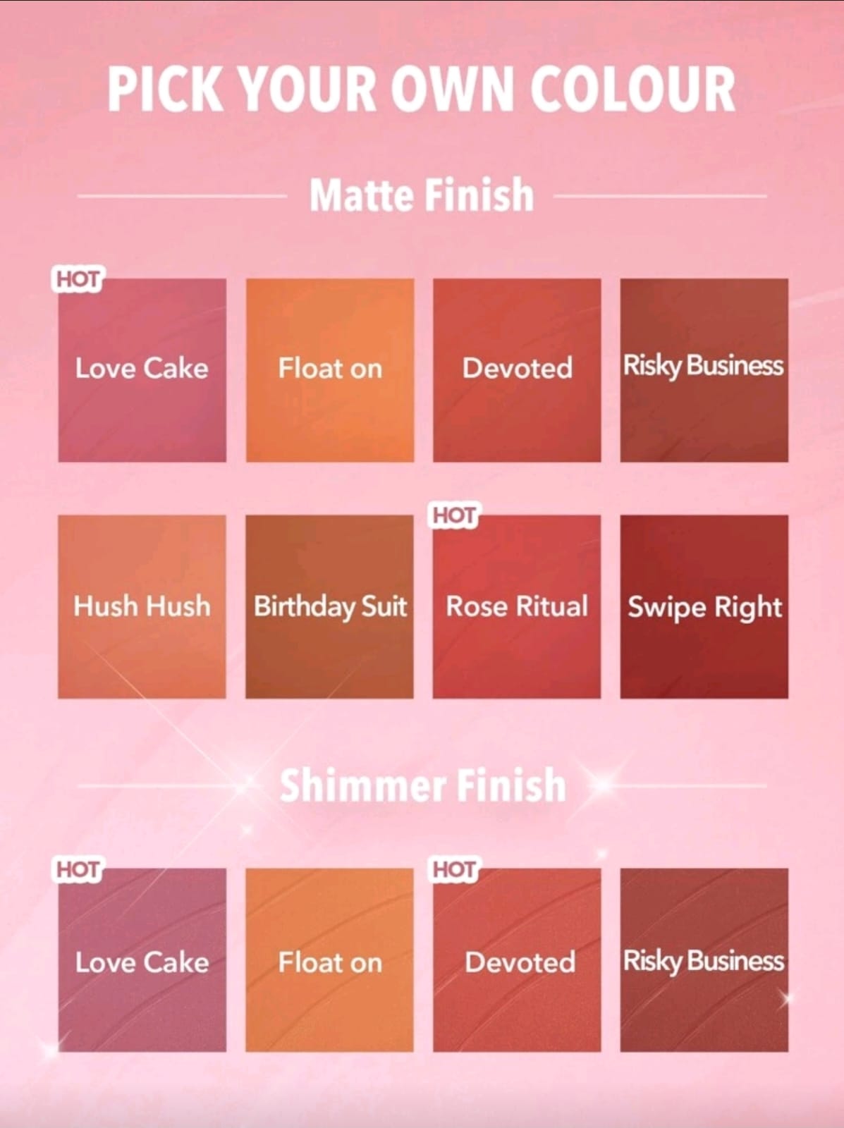 SHEGLAM Color Bloom Shimmer & Matte Collection Blush Set