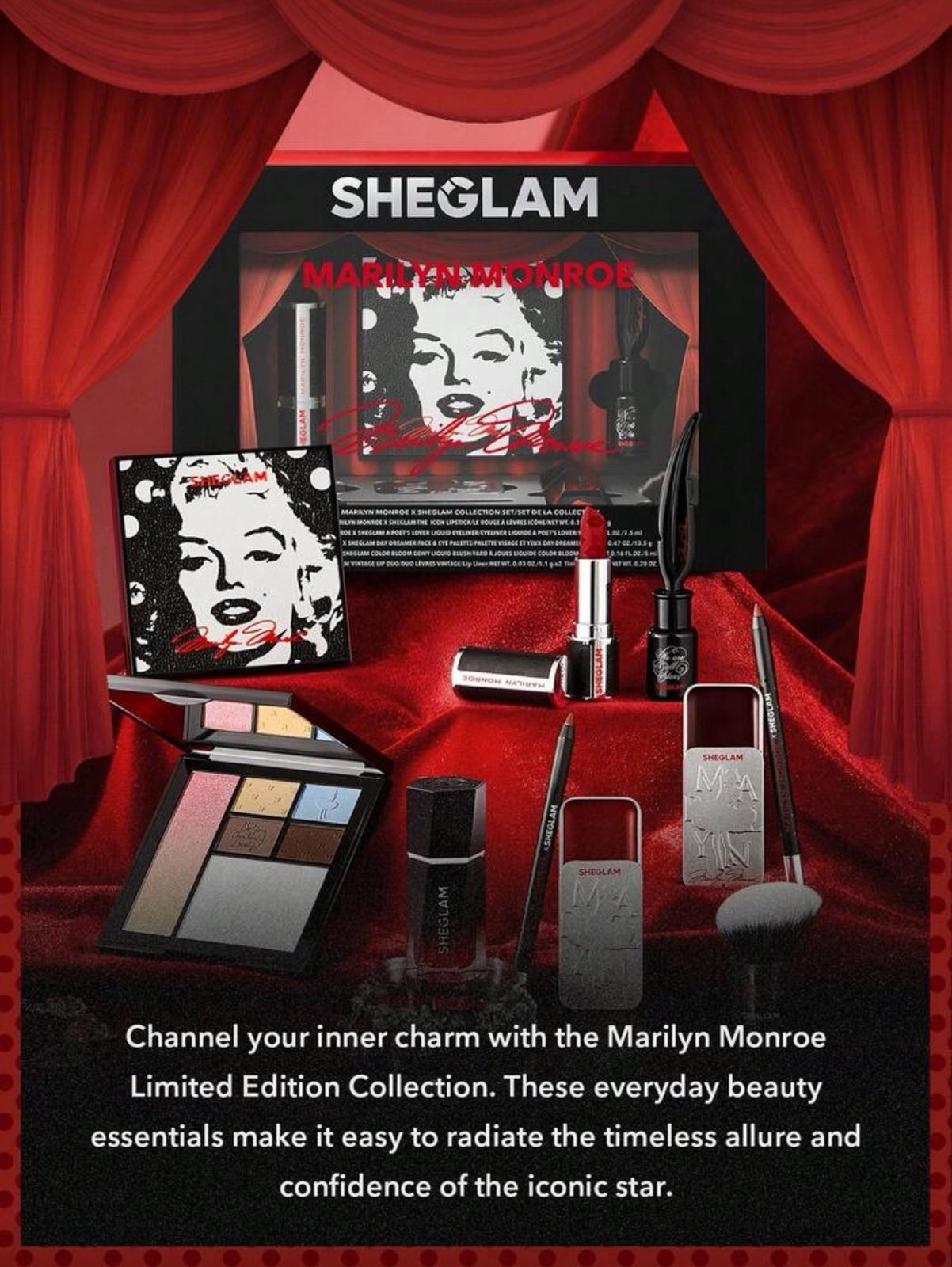 Marilyn Monroe X SHEGLAM Color Bloom Dewy Liquid Blush