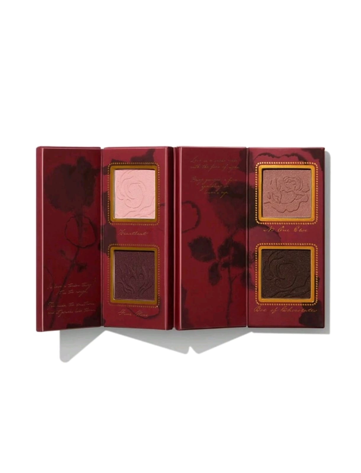 SHEGLAM Ember Rose Burning Devotion Color Palette 4 Colors Eyeshadow Palette Creamy Matte