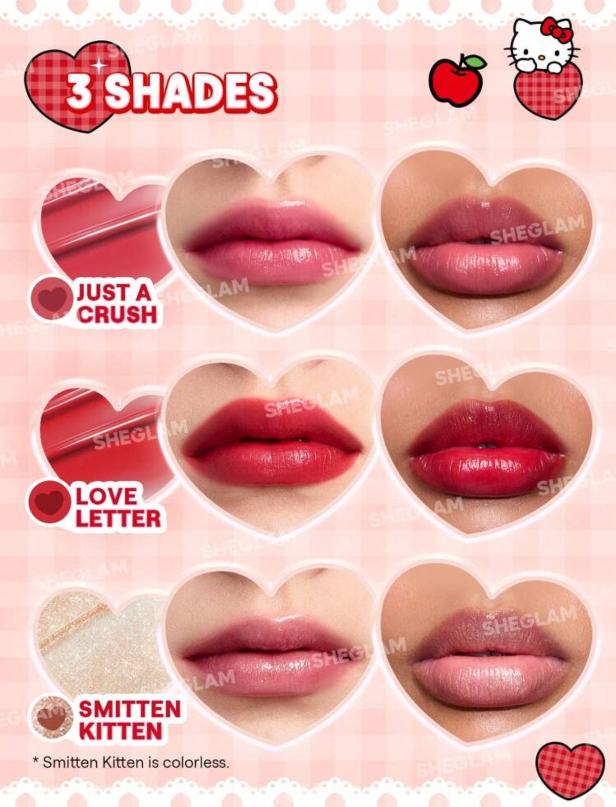 Hello Kitty|SHEGLAM Be My Baby Hydrating Lipstick