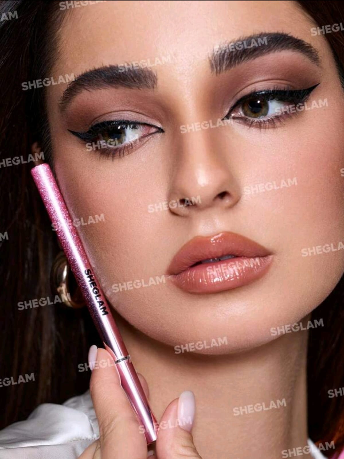SHEGLAM Rosé Line & Define Waterproof Liquid Eyeliner-Black
