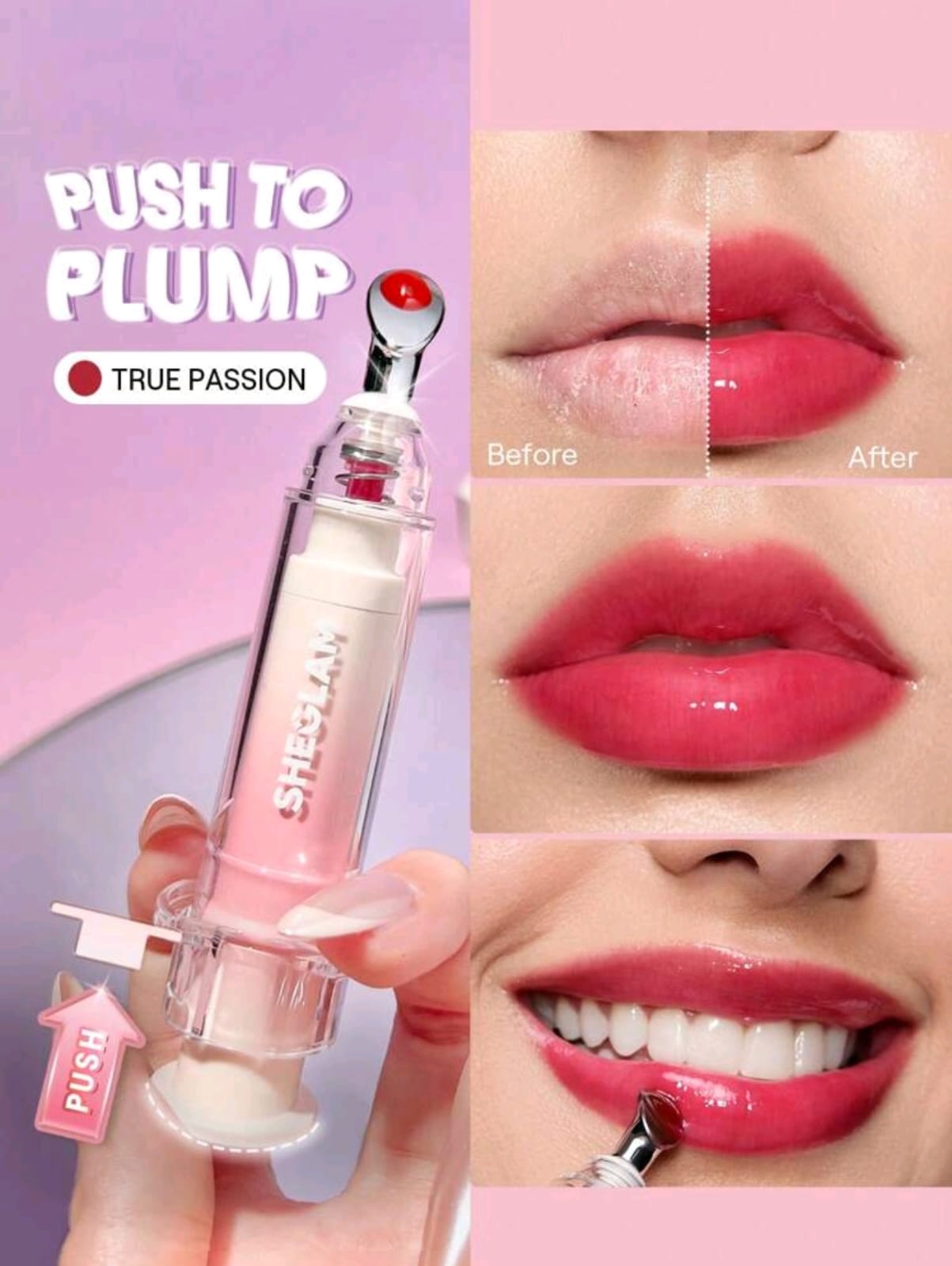 SHEGLAM Booster Shine Plumping Lip Gloss
