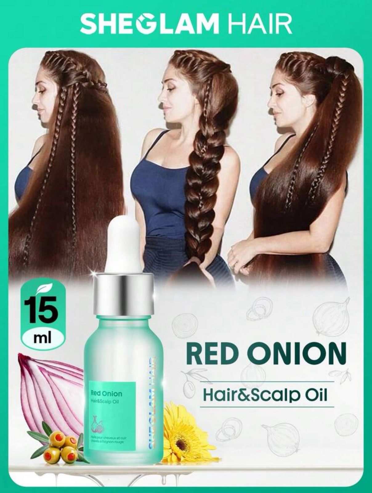 SHEGLAM HAIR Hair & Scalp Oil-15ml/0.5 Fl Oz