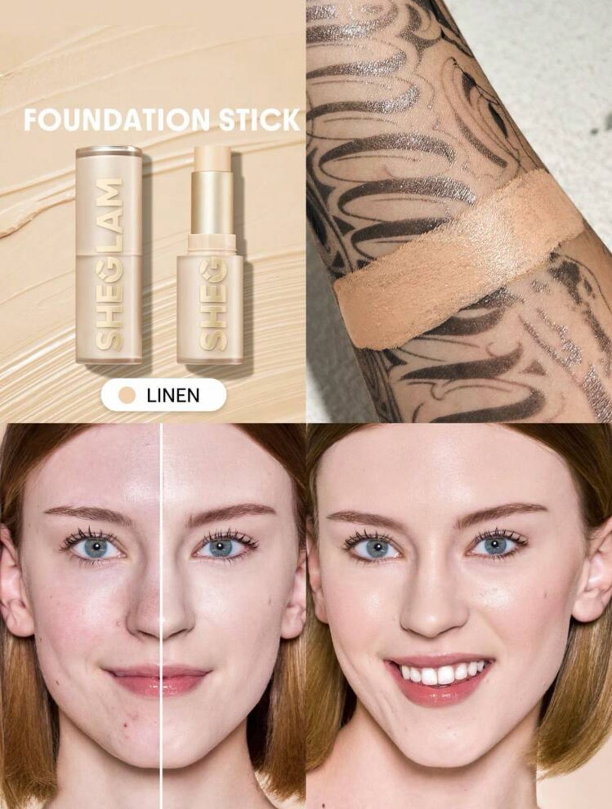 SHEGLAM Skin Magnet High Coverage Foundation Stick