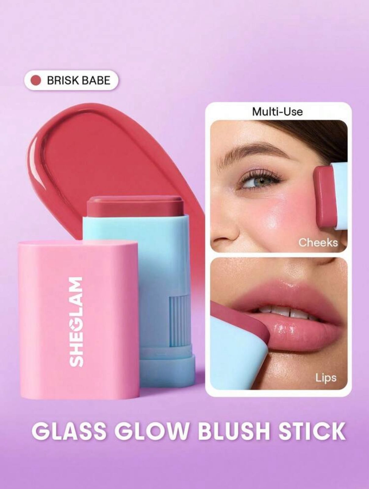 SHEGLAM Glass Glow Blush Stick