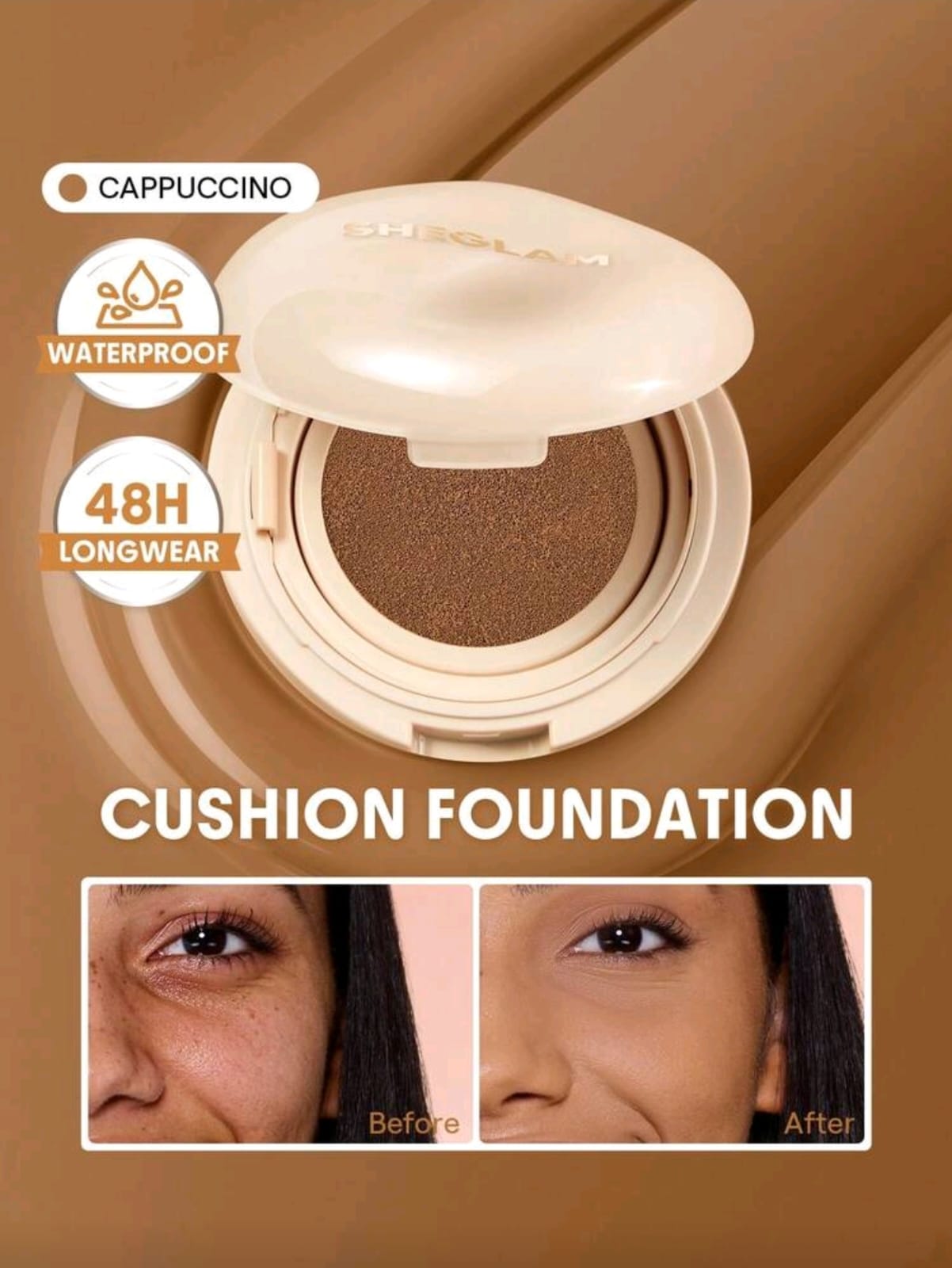 SHEGLAM Lock & Go Long-Lasting Cushion Foundation