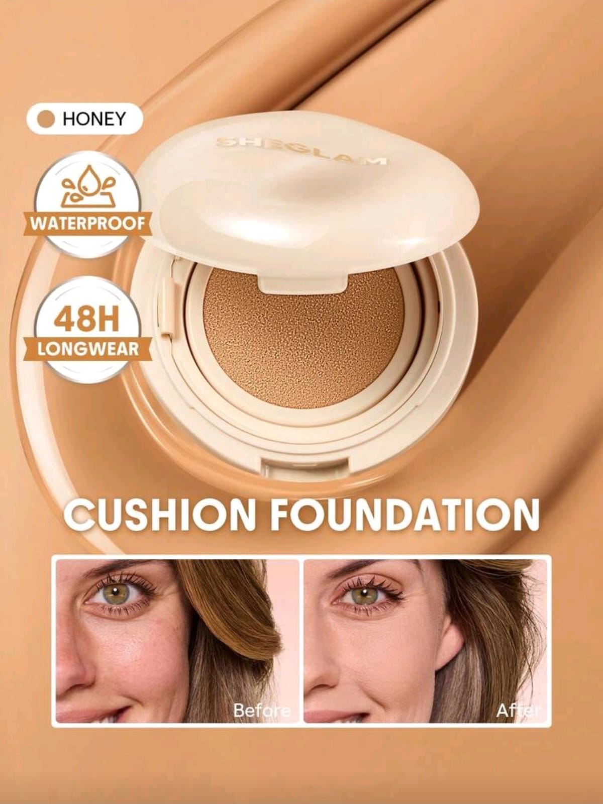 SHEGLAM Lock & Go Long-Lasting Cushion Foundation