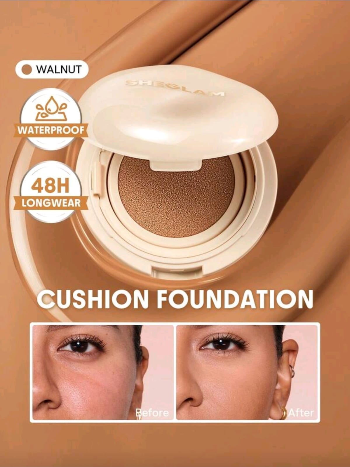 SHEGLAM Lock & Go Long-Lasting Cushion Foundation