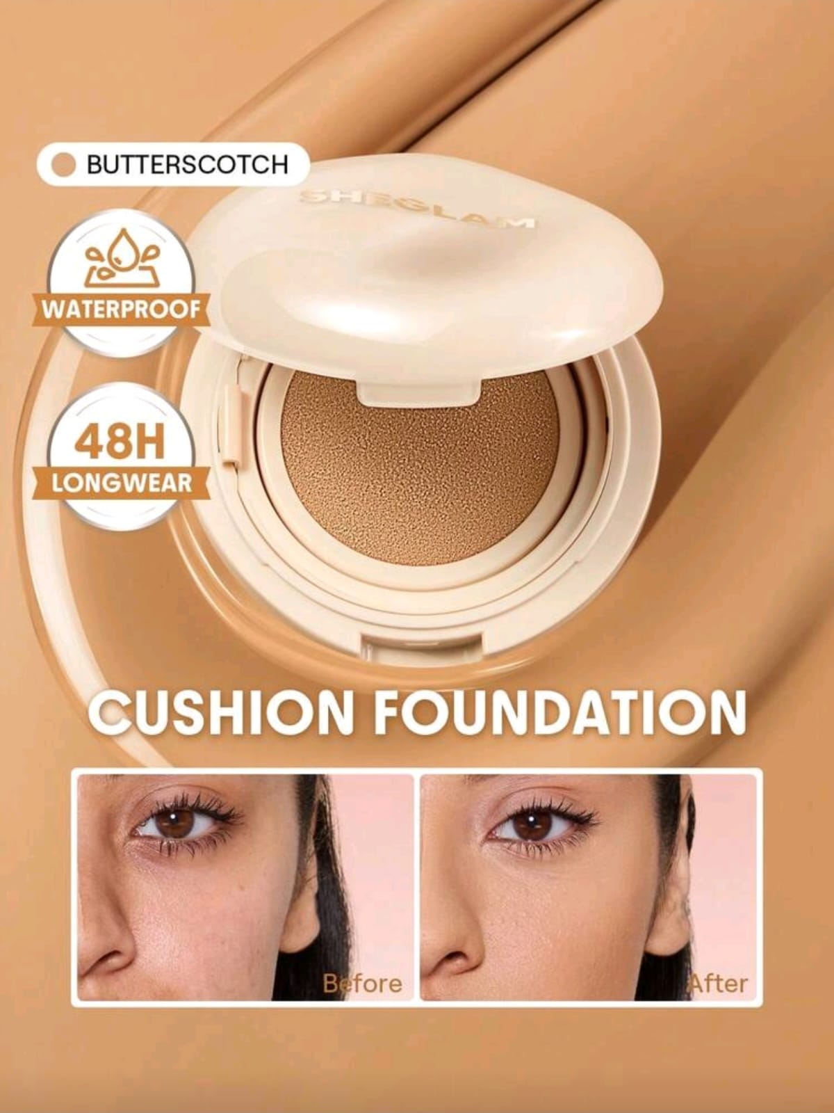 SHEGLAM Lock & Go Long-Lasting Cushion Foundation