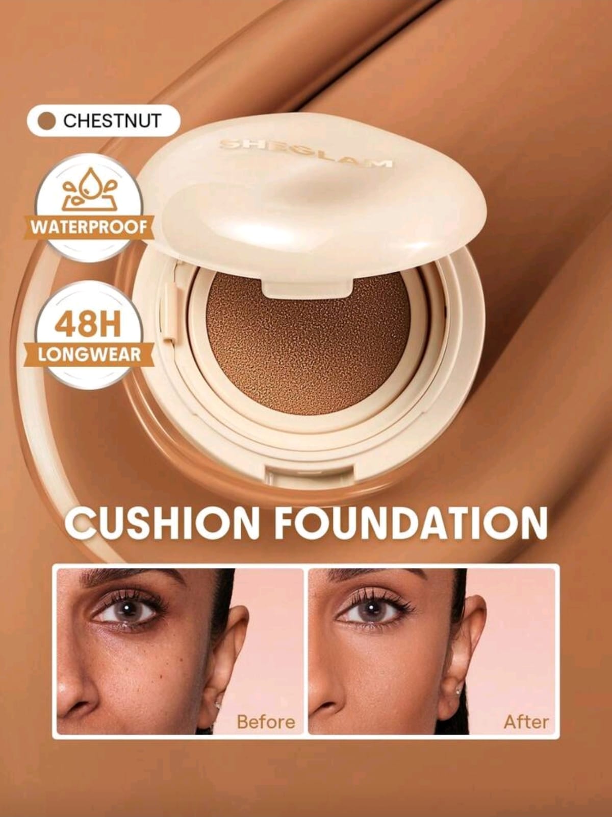 SHEGLAM Lock & Go Long-Lasting Cushion Foundation