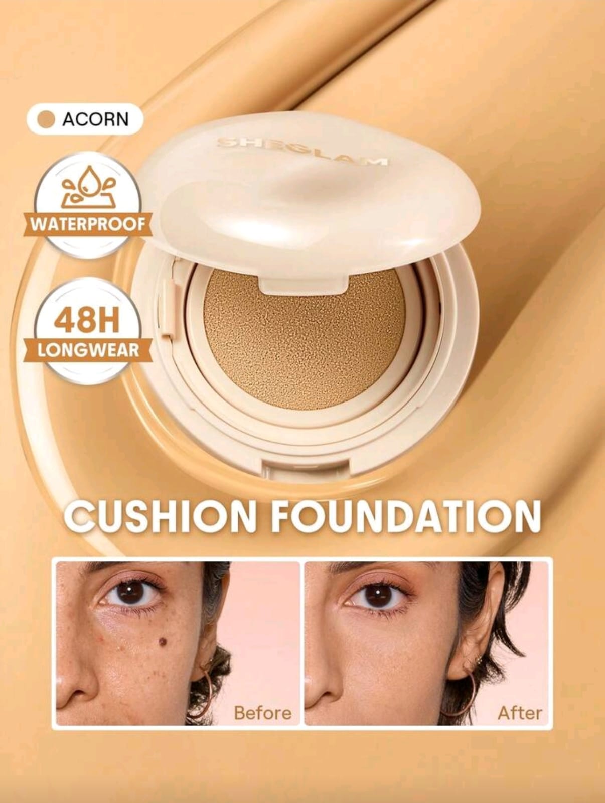 SHEGLAM Lock & Go Long-Lasting Cushion Foundation