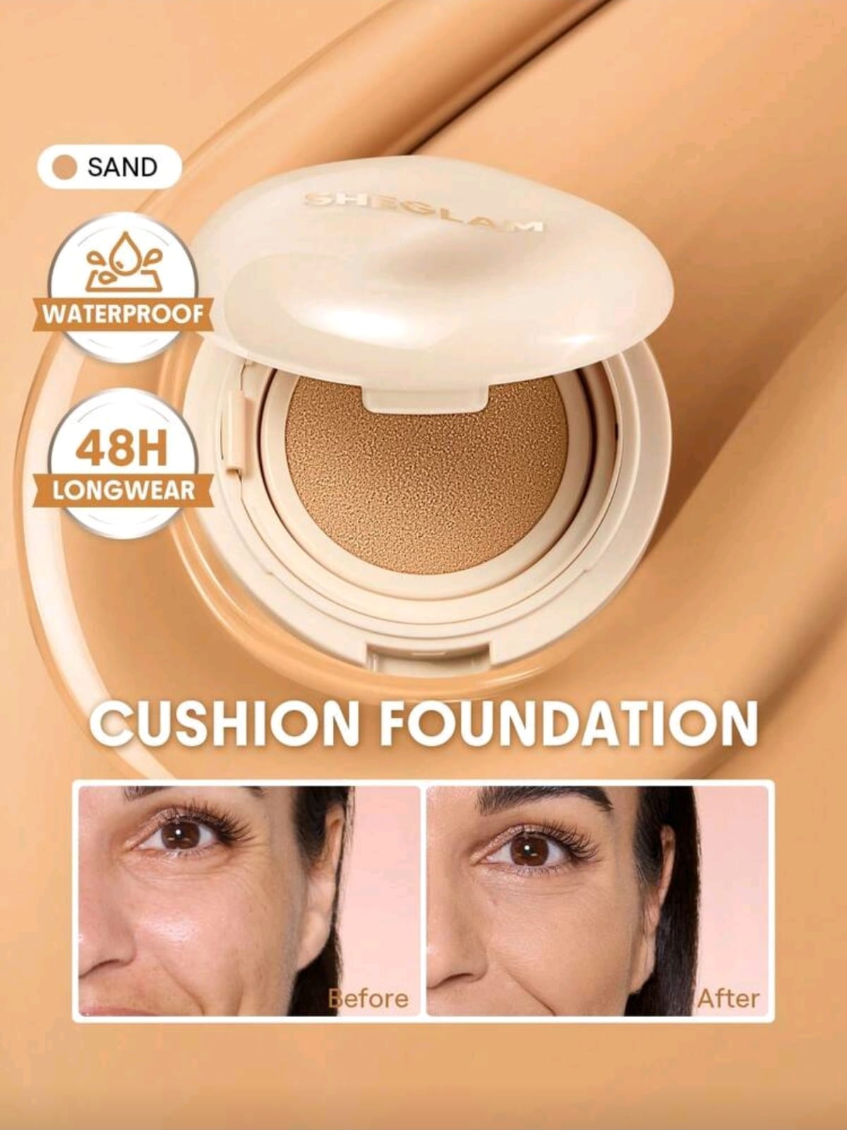 SHEGLAM Lock & Go Long-Lasting Cushion Foundation