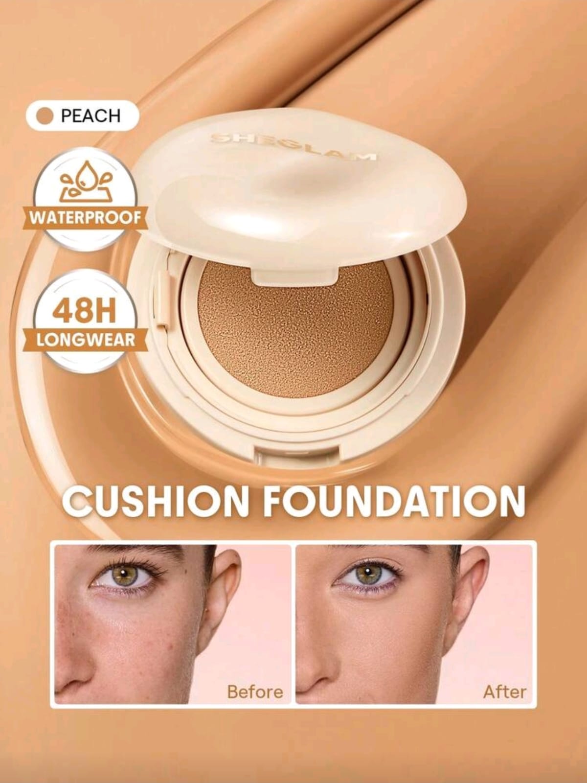 SHEGLAM Lock & Go Long-Lasting Cushion Foundation