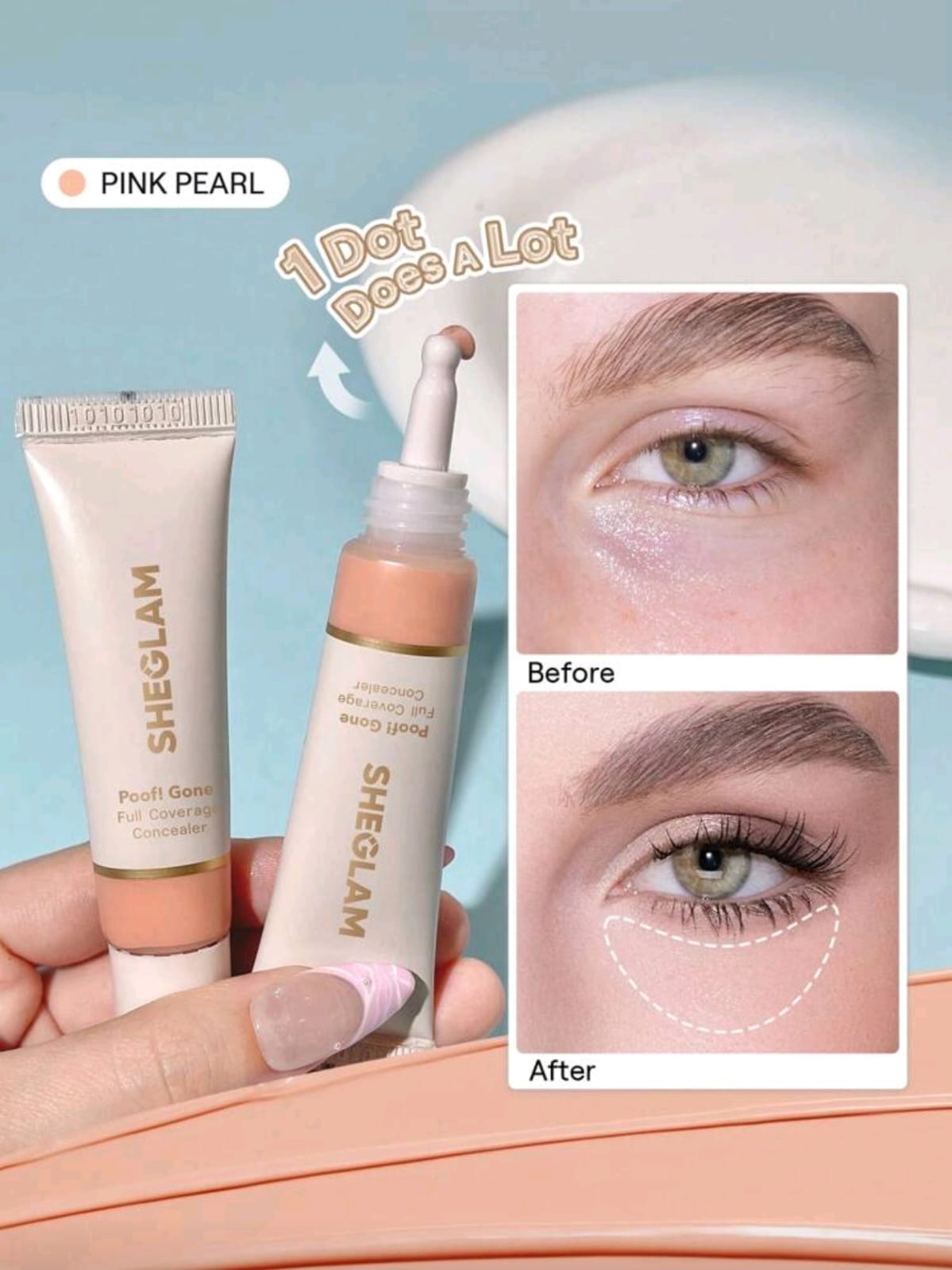 SHEGLAM Poof! Gone Full Coverage Concealer
