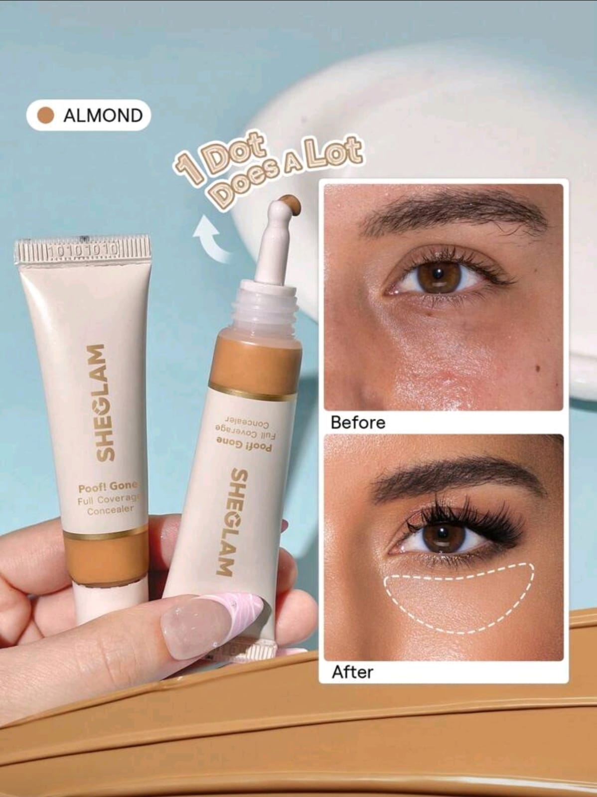 SHEGLAM Poof! Gone Full Coverage Concealer