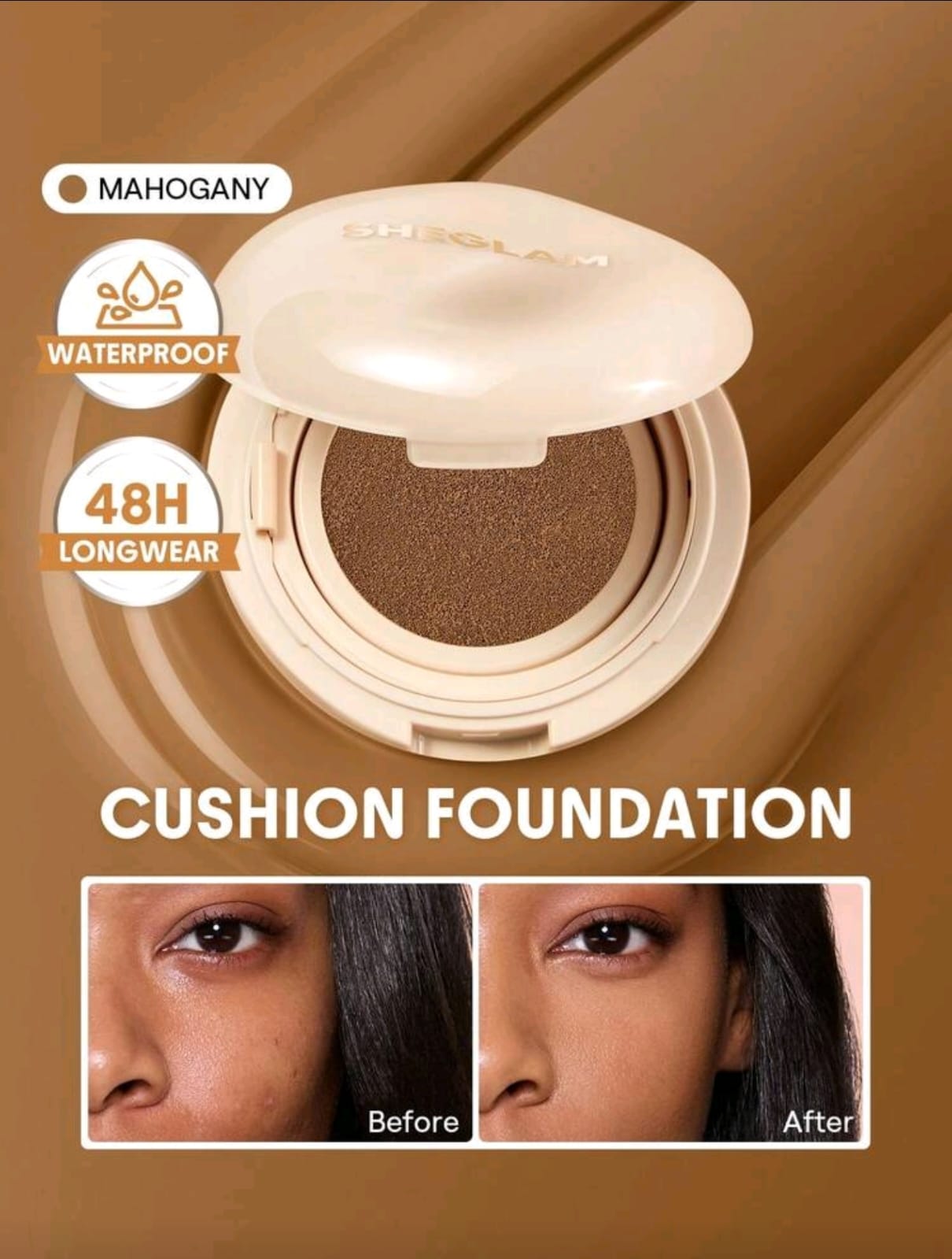 SHEGLAM Lock & Go Long-Lasting Cushion Foundation