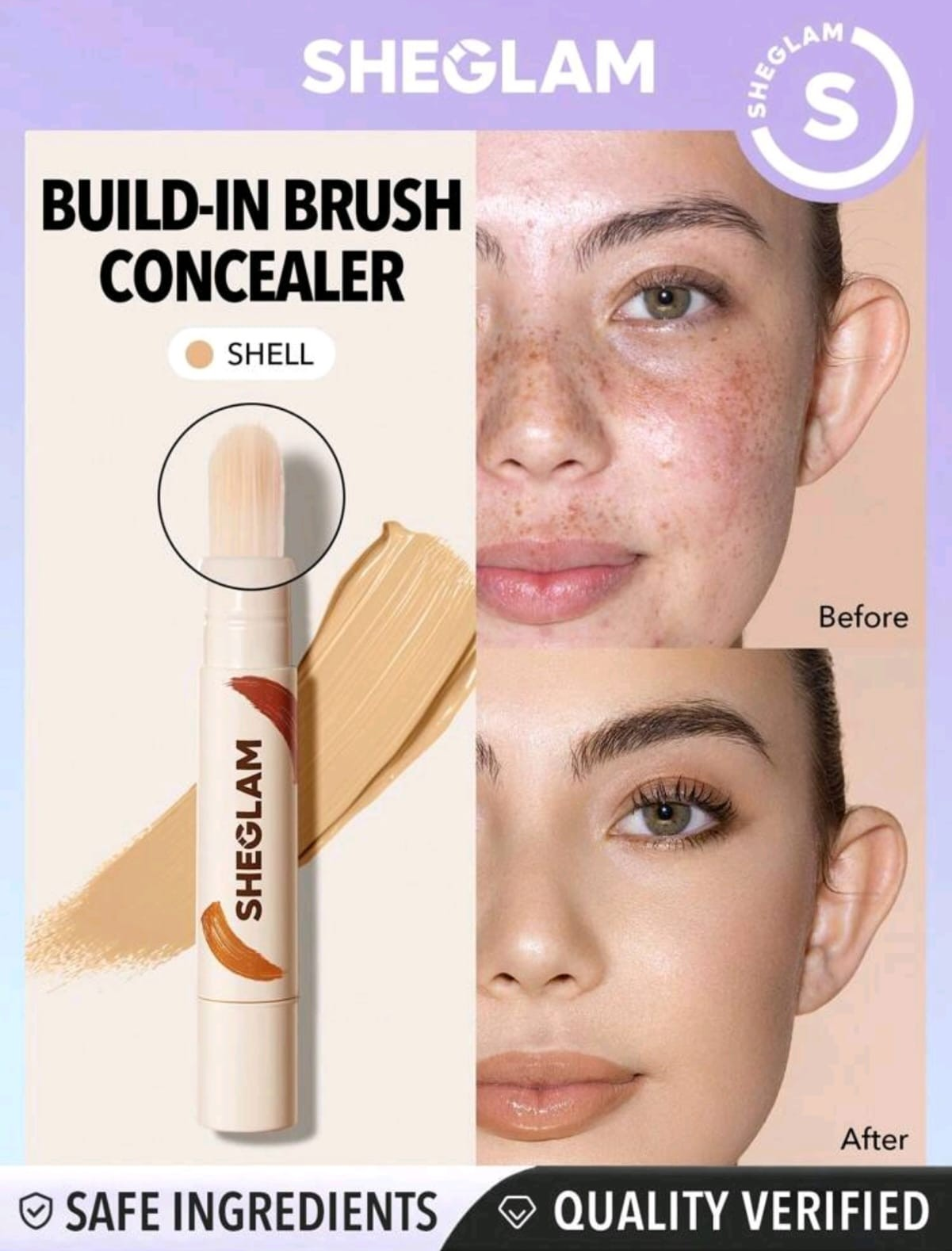 SHEGLAM Perfect Skin High Coverage Concealer