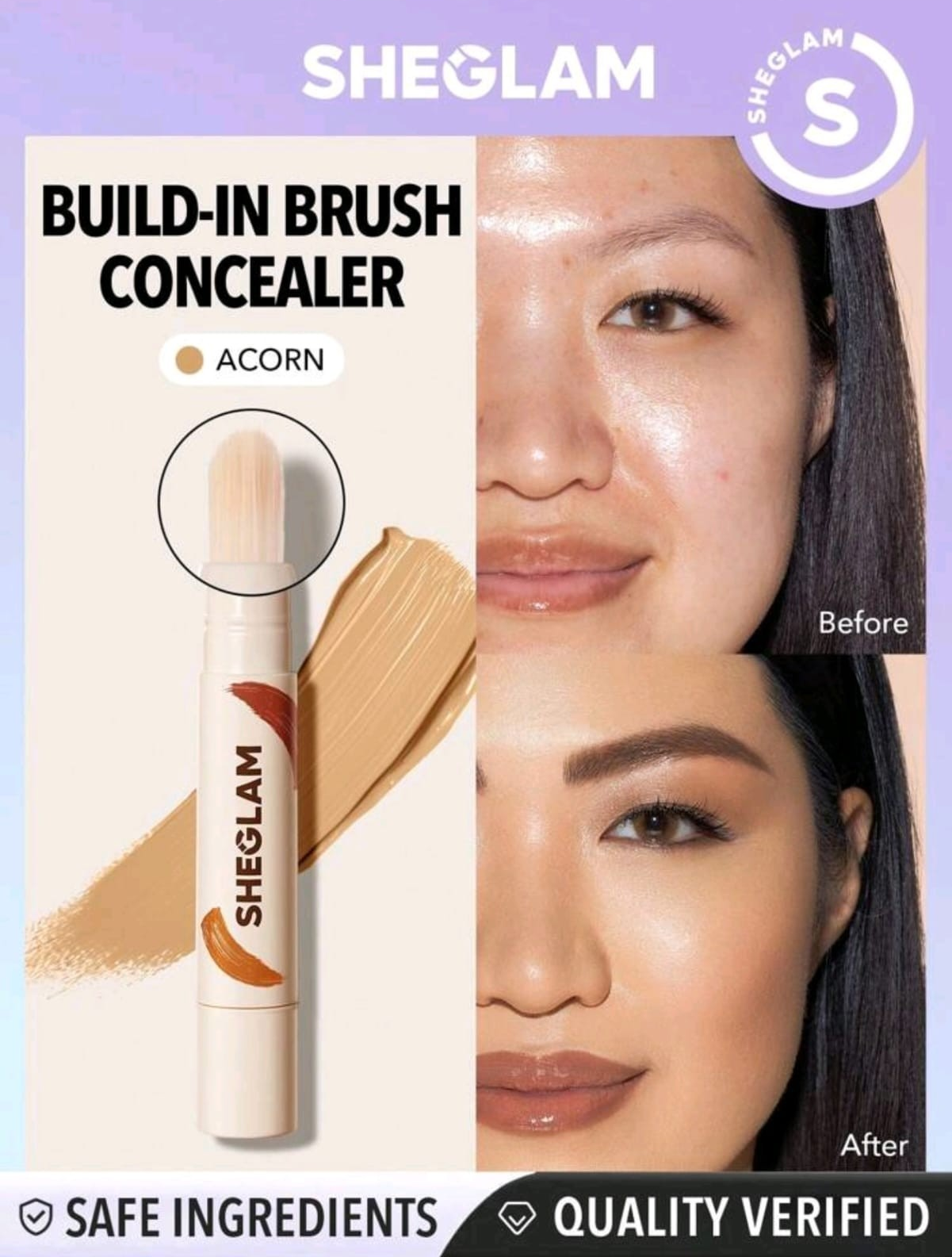 SHEGLAM Perfect Skin High Coverage Concealer