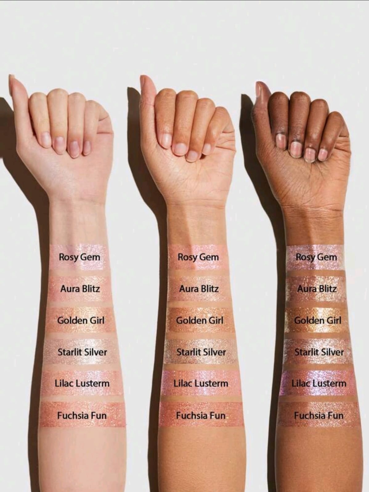 SHEGLAM Crystal Jelly Glaze Stick Multi Use Single Eyeshadow Stick Glitter Shimmer
