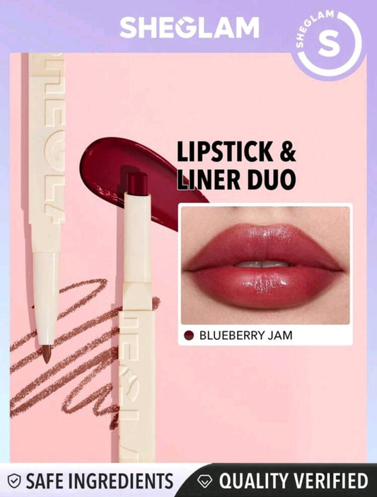 SHEGLAM Glam 101 Sheer Tinted Lipstick & Liner Duo