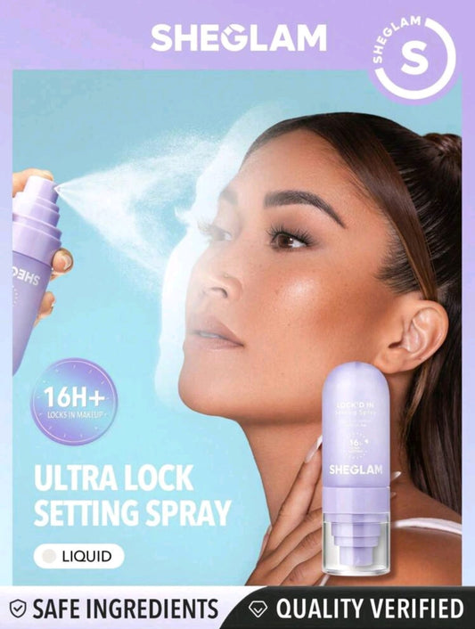 SHEGLAM Lock'd In Setting Spray Mattifying Effect Quick-Drying Long Lasting Makeup Locking Spray Oil
