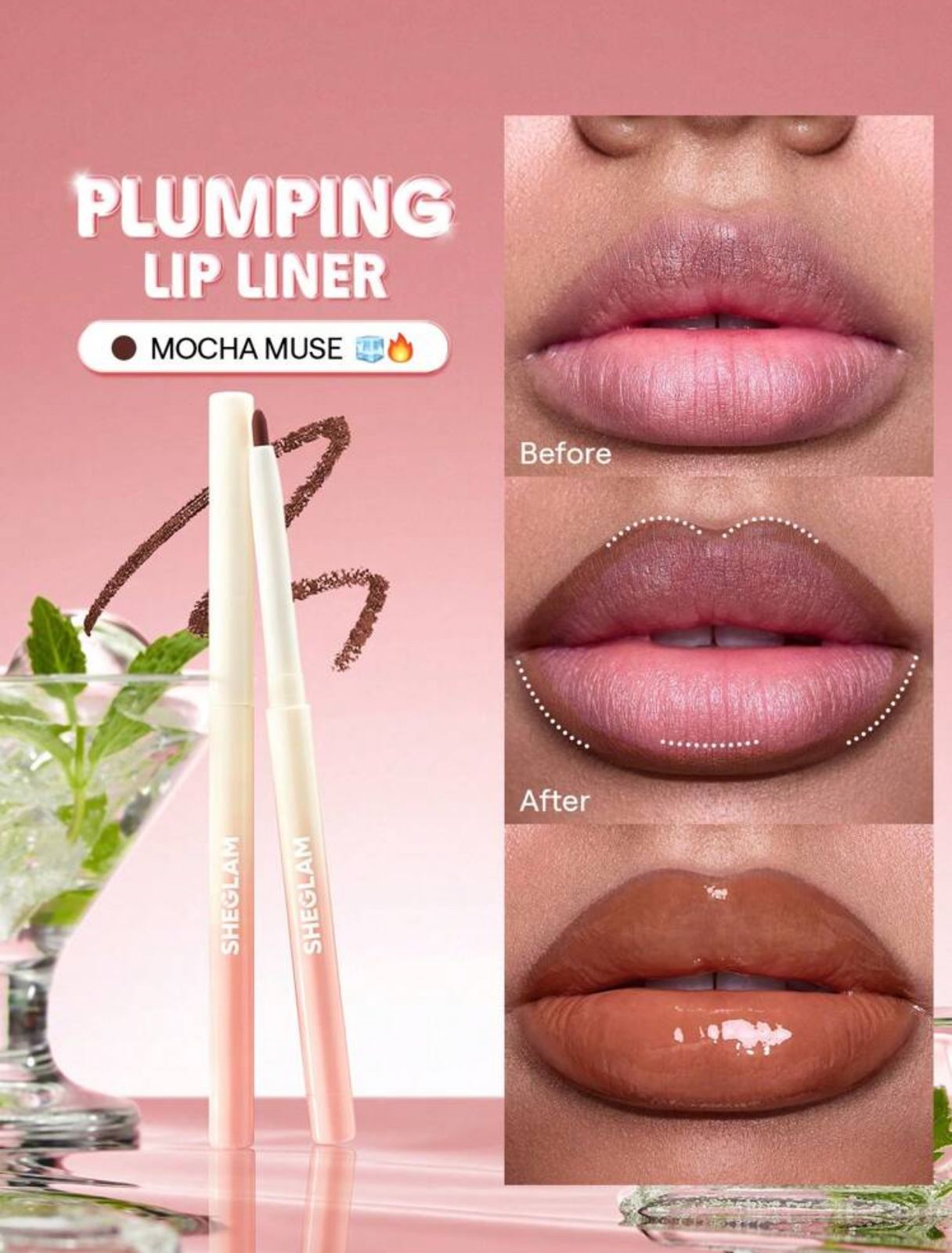 SHEGLAM Bold Booster Plumping Lip Liner