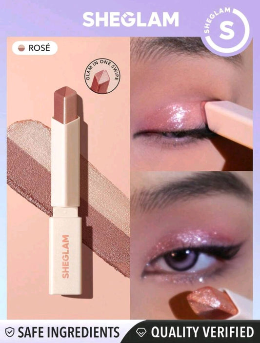 SHEGLAM Eyes Dual Tone Shadow Stick- Rosé