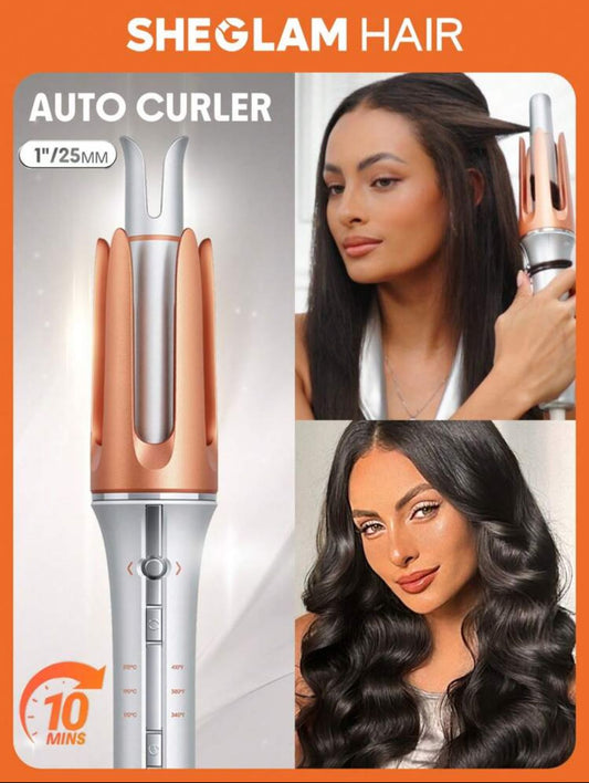 SHEGLAM HAIR It-Curl One-Touch Instant Curler,Automatic Curling Iron,Auto Hair Curler,25mm