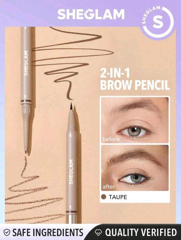 SHEGLAM Brows On Demand 2-In-1 Brow Pencil