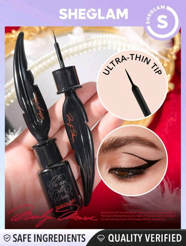 Marilyn Monroe X SHEGLAM A Poet'S Lover Liquid Eyeliner Black