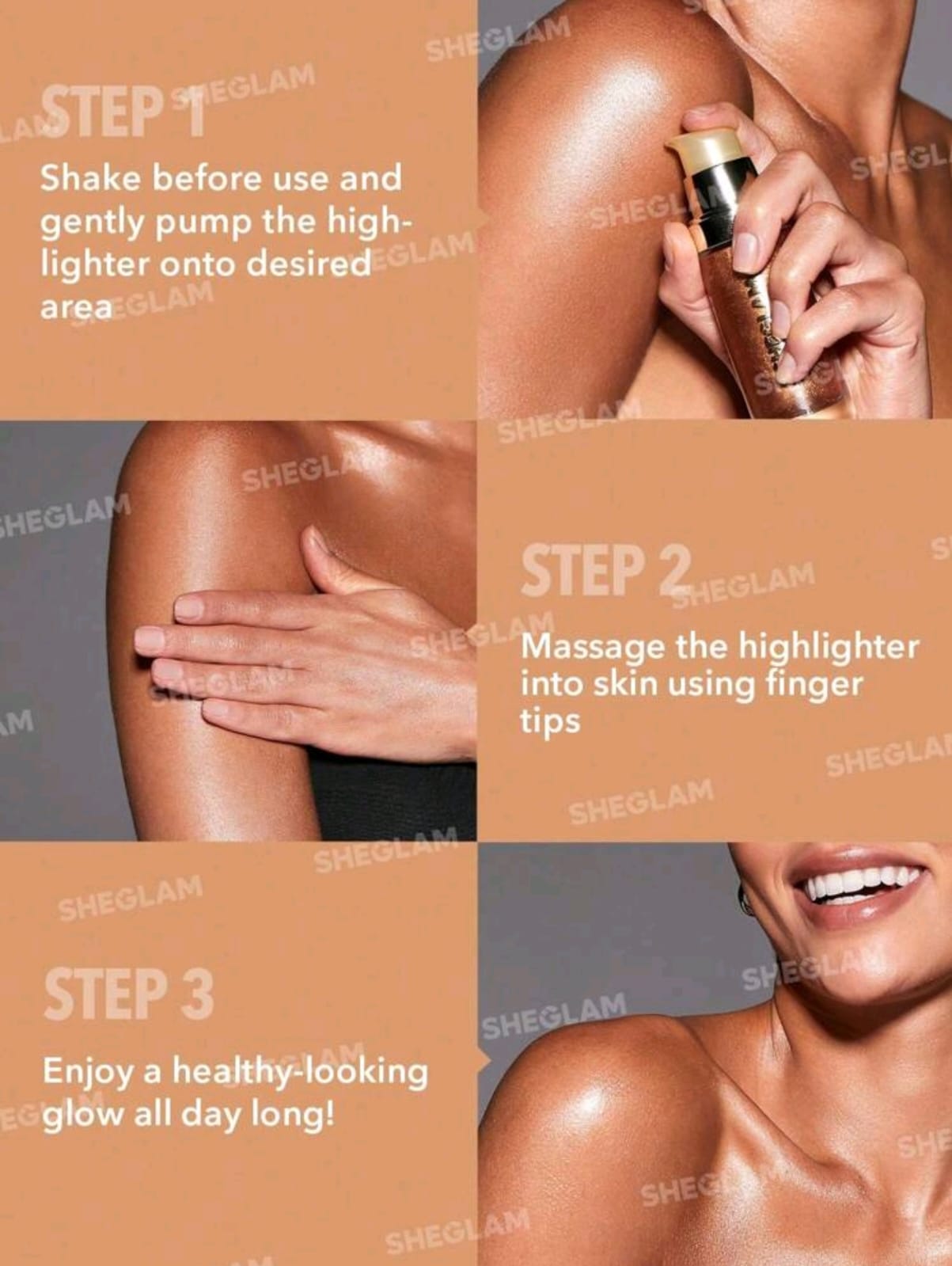SHEGLAM Sunkissed Body Highlighter - Eros Liquid Highlighter