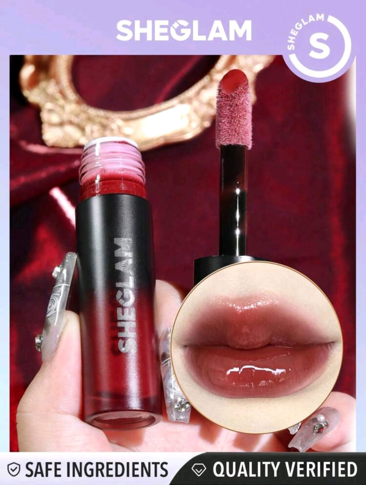 SHEGLAM Ember Rose Immortal Love Nourishing Lip Gloss